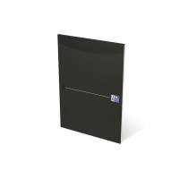 Produktbild för Notesblok OXFORD Office Essentials, sort, toplimet A4, linje...