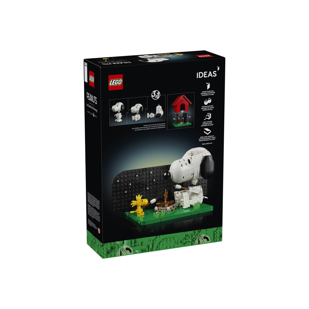 Produktbild för LEGO Ideas 21368 - Jordnötter: Snoppys hundkoja - byggsats