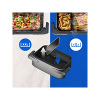 Produktbild för Philips 5000 Series NA565 - dubbel luftfritös - silver/svart