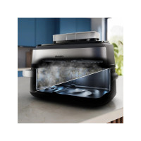 Produktbild för Philips 5000 Series NA565 - dubbel luftfritös - silver/svart