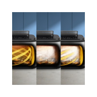 Produktbild för Philips 5000 Series NA565 - dubbel luftfritös - silver/svart