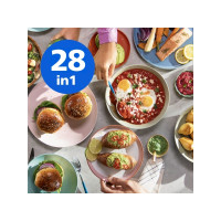 Produktbild för Philips 5000 Series NA565 - dubbel luftfritös - silver/svart