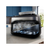 Produktbild för Philips 5000 Series NA565 - dubbel luftfritös - silver/svart