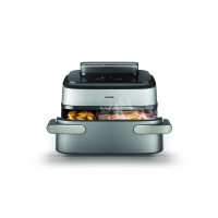Produktbild för Philips 5000 Series NA565 - dubbel luftfritös - silver/svart