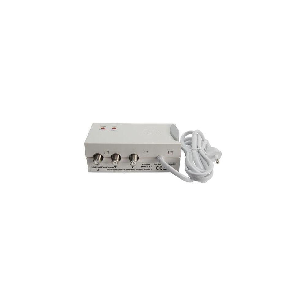 Produktbild för TRIAX antennförstärkare IFA 313 1x IN 2x OUT 5-20 dB 5-65 MH...