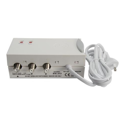 Triax TRIAX antennförstärkare IFA 313 1x IN 2x OUT 5-20 dB 5-65 MH...