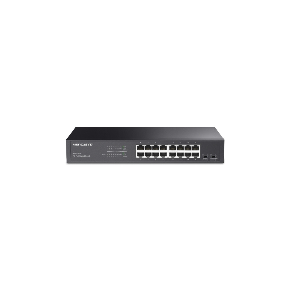 Produktbild för Mercusys MS116GS V1 - switch - 16 portar - rackmonterbar