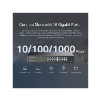 Produktbild för Mercusys MS116GS V1 - switch - 16 portar - rackmonterbar