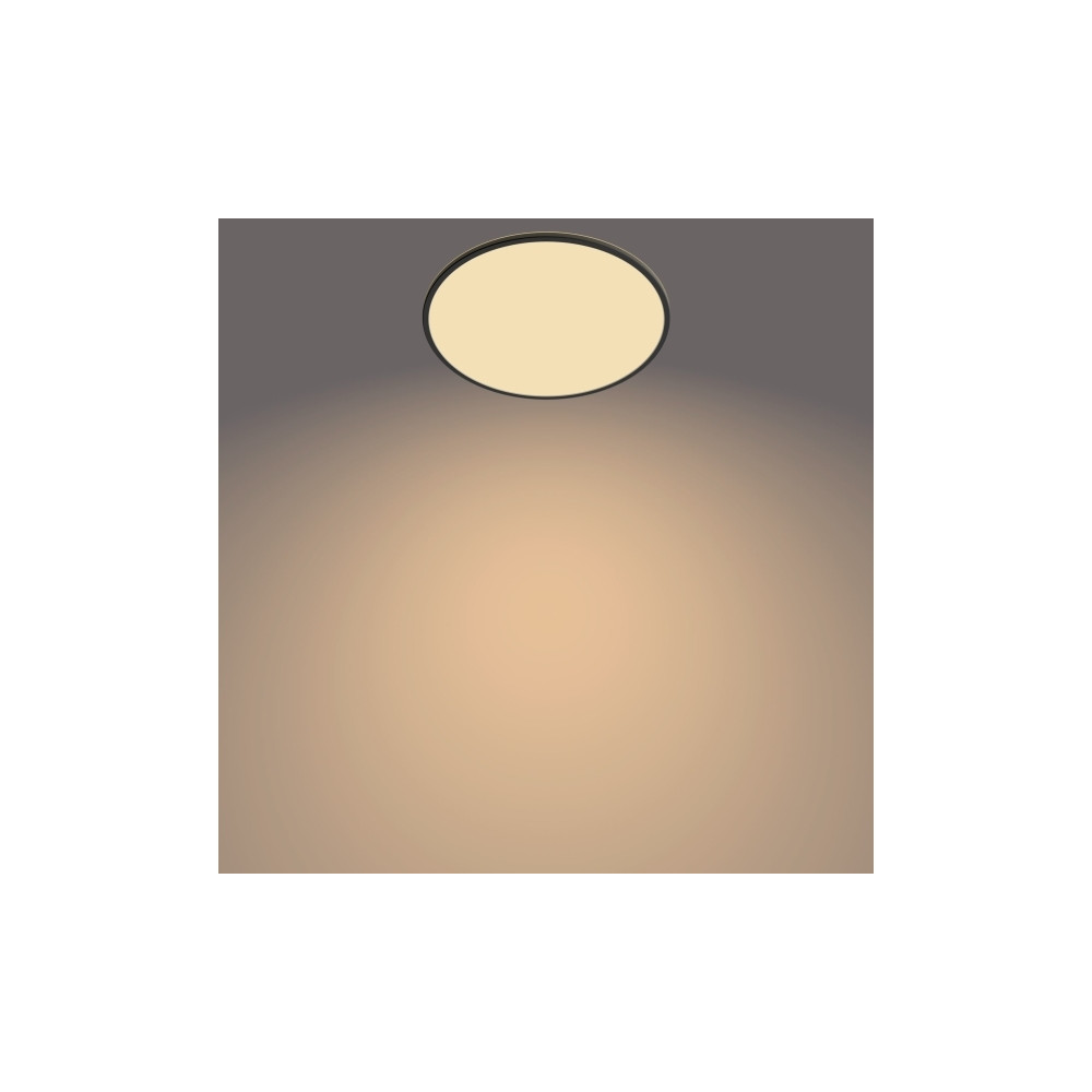 Produktbild för Philips Superslim CL550 - vägg-/taklampa - LED - totalt: 36 W - 2700 K - rund - svart