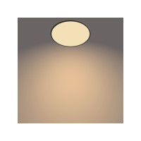 Produktbild för Philips Superslim CL550 - vägg-/taklampa - LED - totalt: 36 W - 2700 K - rund - svart