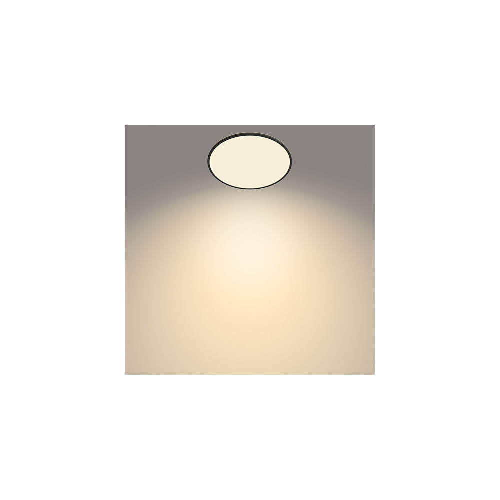 Produktbild för Philips Superslim CL550 - vägg-/taklampa - LED - totalt: 36 W - 2700 K - rund - svart