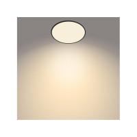 Produktbild för Philips Superslim CL550 - vägg-/taklampa - LED - totalt: 36 W - 2700 K - rund - svart