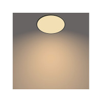 Produktbild för Philips Superslim CL550 - vägg-/taklampa - LED - totalt: 36 W - 2700 K - rund - svart