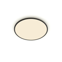 Produktbild för Philips Superslim CL550 - vägg-/taklampa - LED - totalt: 36 W - 2700 K - rund - svart