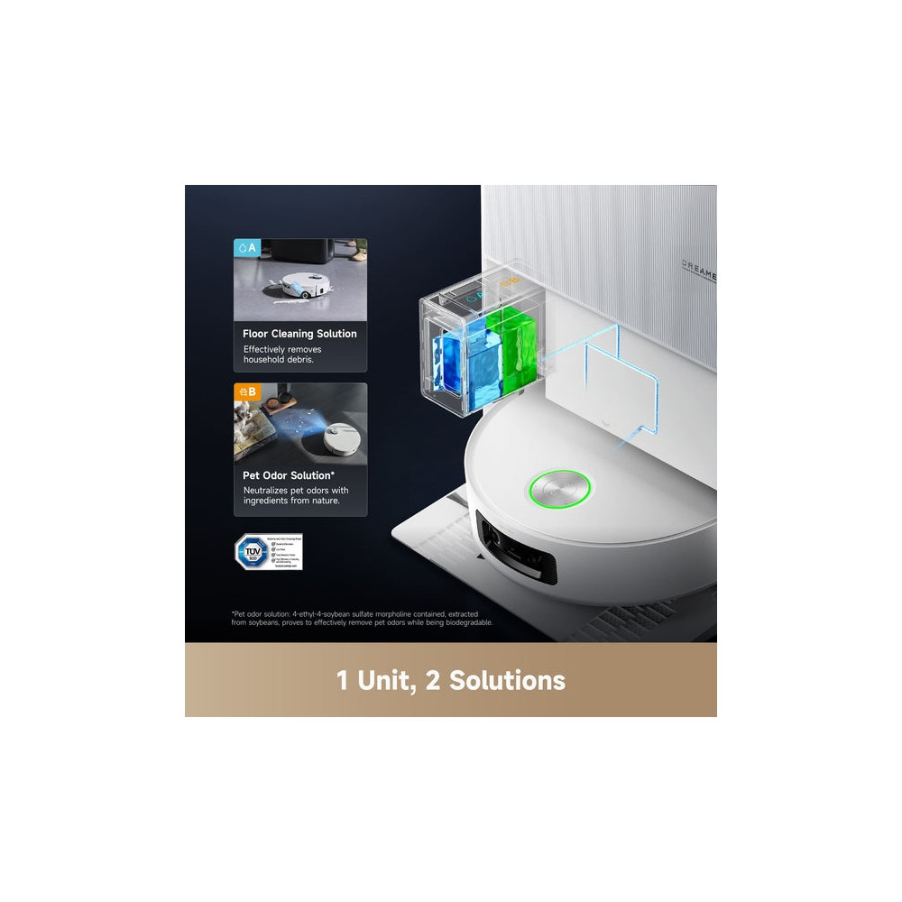 Produktbild för Dreame Aqua10 Ultra Roller Complete, Kombinationsspis, Vit,...