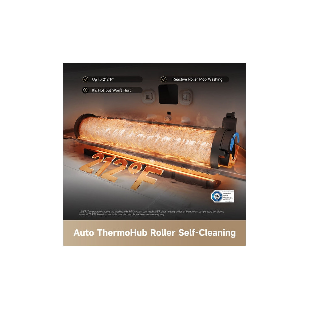 Produktbild för Dreame Aqua10 Ultra Roller Complete, Kombinationsspis, Vit,...