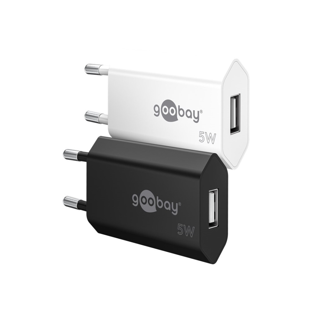 Produktbild för goobay strömadapter - USB - 5 Watt