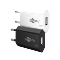 Produktbild för goobay strömadapter - USB - 5 Watt