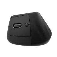 Produktbild för Logitech Lift for Business - vertikal mus - Bluetooth, 2.4 GHz - grafit