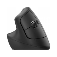 Produktbild för Logitech Lift for Business - vertikal mus - Bluetooth, 2.4 GHz - grafit