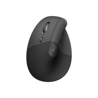 Produktbild för Logitech Lift for Business - vertikal mus - Bluetooth, 2.4 GHz - grafit