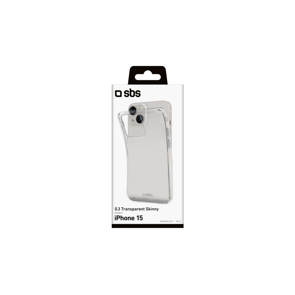 Produktbild för SBS TESKINIP1561T, Mobilskal, Apple, iPhone 15, 15,5 cm (6.1...