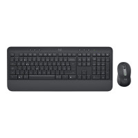 Produktbild för Logitech Signature MK650 Combo for Business - sats med tangentbord och mus - QWERTY - tjeckisk/slovakisk - grafit Inmatningsenhet