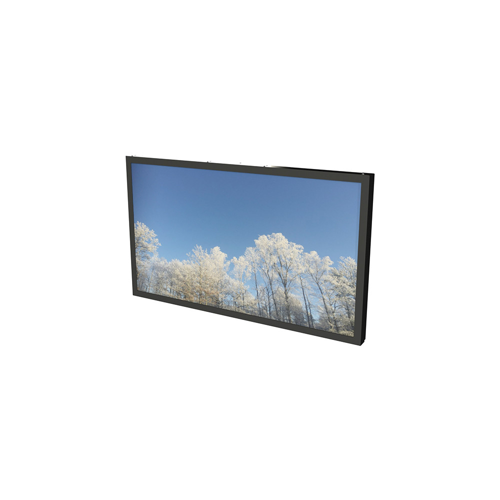 Produktbild för HI-ND EASY monteringssats - liggande - för LCD-display - svart, RAL 9005