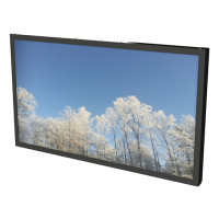 Produktbild för HI-ND EASY monteringssats - liggande - för LCD-display - svart, RAL 9005