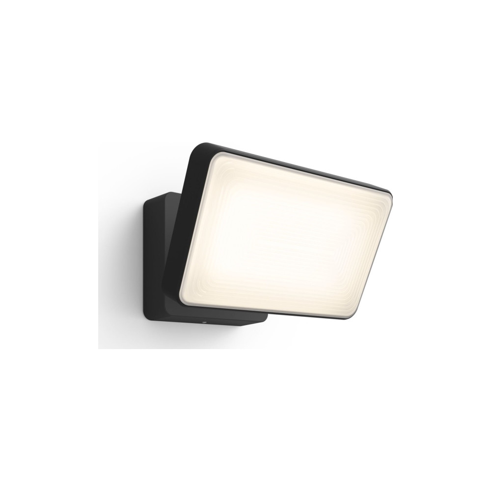 Produktbild för Philips Hue White Welcome - vägglampa - LED x 2 - 20.5 W - varmt vitt ljus - 2700 K - svart