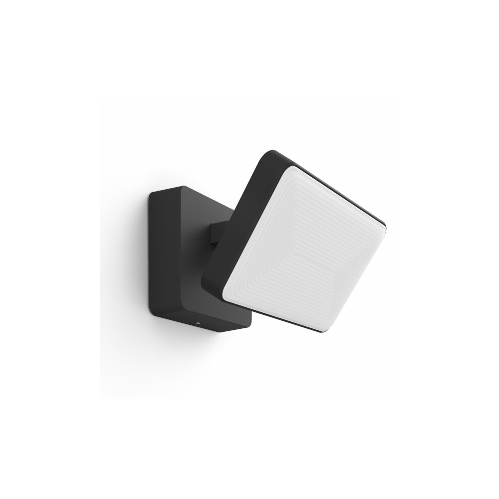 Produktbild för Philips Hue White Welcome - vägglampa - LED x 2 - 20.5 W - varmt vitt ljus - 2700 K - svart