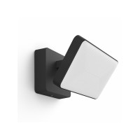 Produktbild för Philips Hue White Welcome - vägglampa - LED x 2 - 20.5 W - varmt vitt ljus - 2700 K - svart