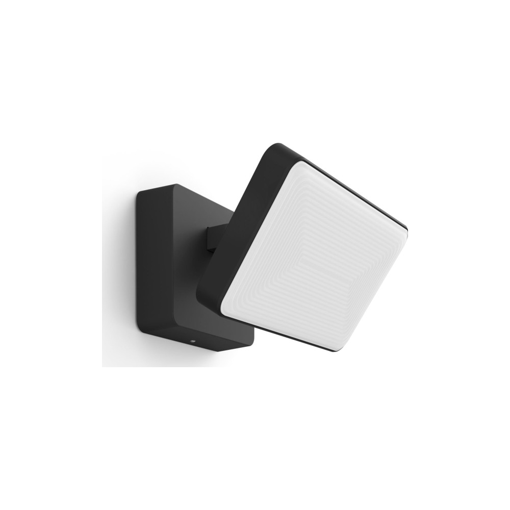 Produktbild för Philips Hue White Welcome - vägglampa - LED x 2 - 20.5 W - varmt vitt ljus - 2700 K - svart