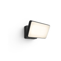 Produktbild för Philips Hue White Welcome - vägglampa - LED x 2 - 20.5 W - varmt vitt ljus - 2700 K - svart