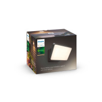 Produktbild för Philips Hue White Welcome - vägglampa - LED x 2 - 20.5 W - varmt vitt ljus - 2700 K - svart