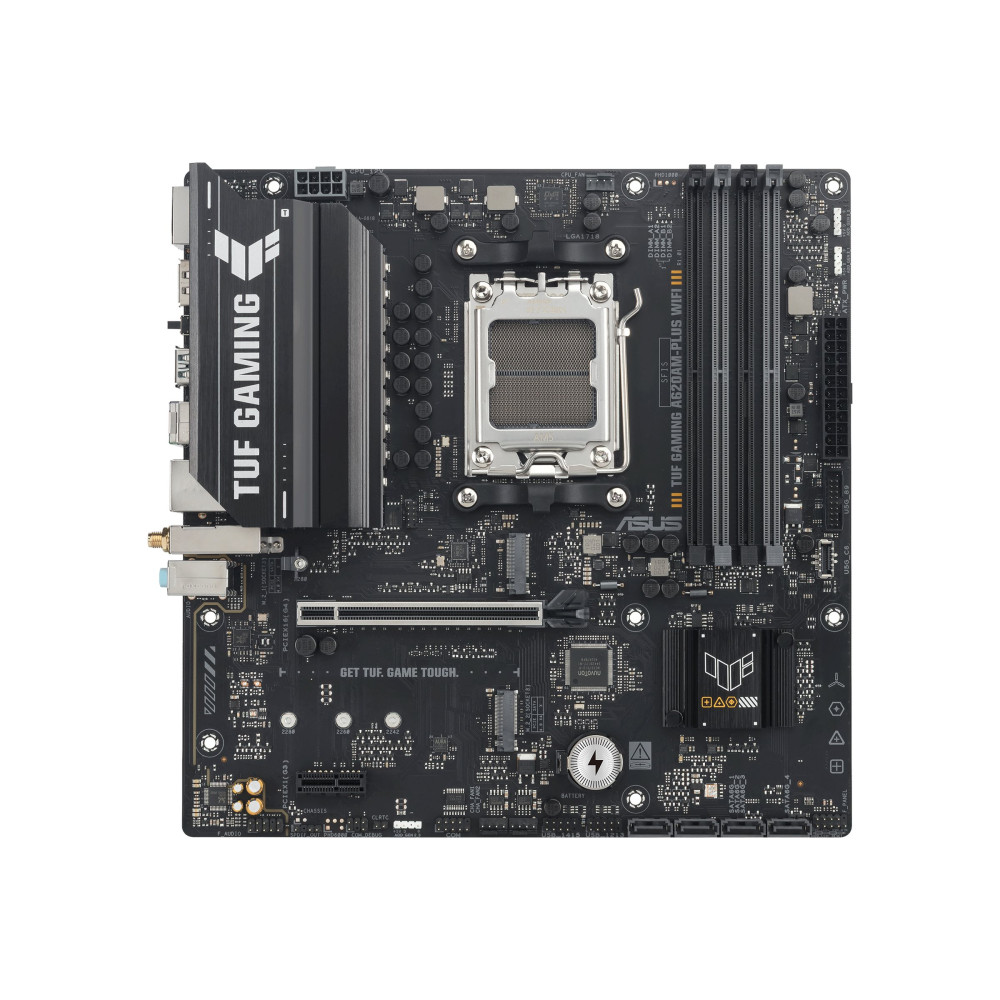 Produktbild för ASUS TUF GAMING A620AM-PLUS WIFI - moderkort - micro ATX - Socket AM5 - AMD A620A