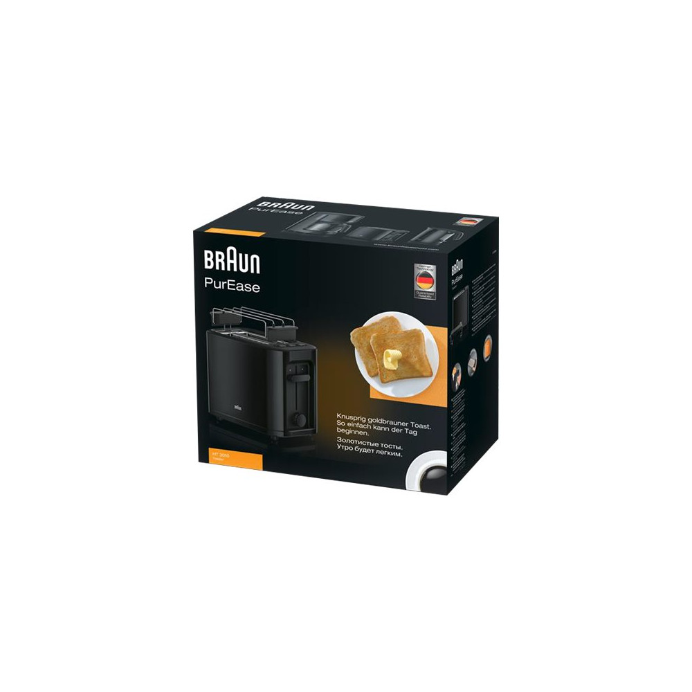Produktbild för Braun PurEase HT3010 BK - brödrost - svart
