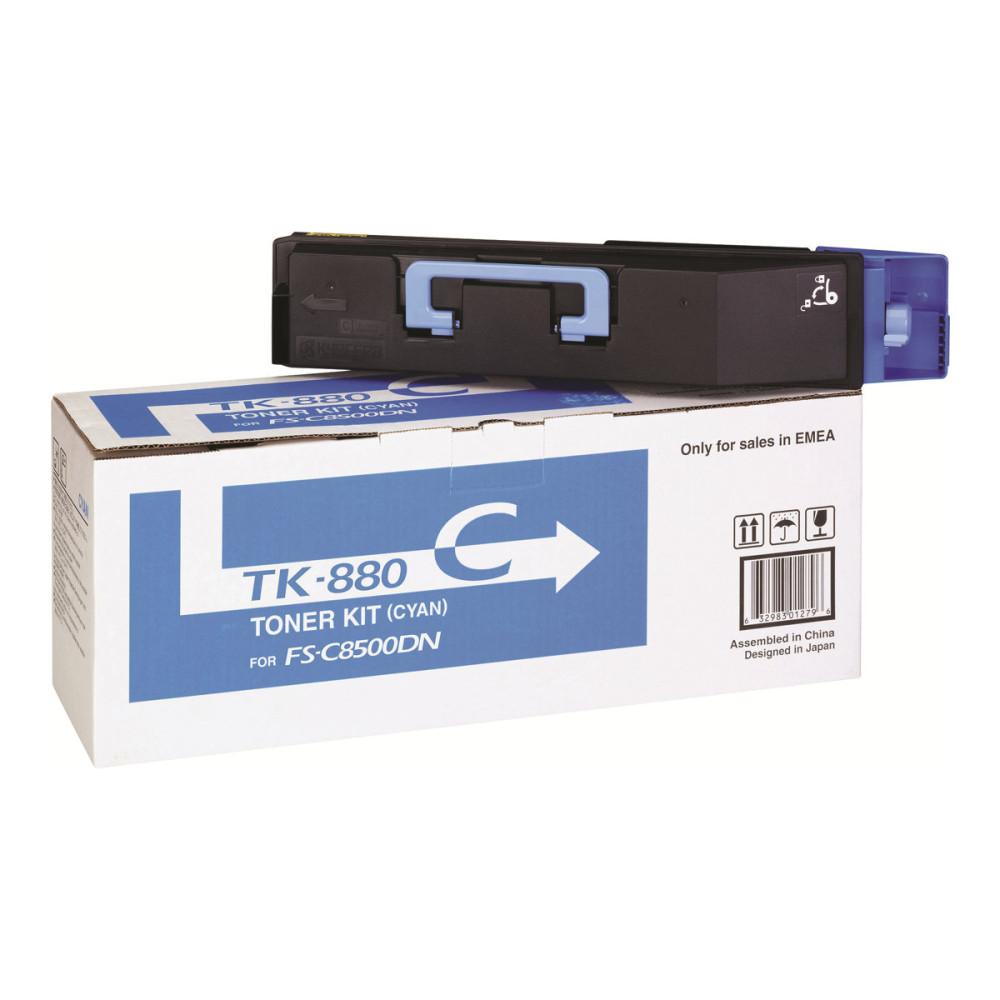 Produktbild för Kyocera TK 880C - cyan - original - tonerkassett