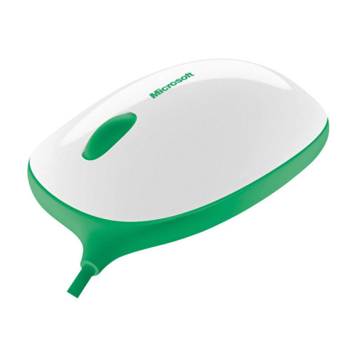 Microsoft Microsoft Express Mouse - mus - USB - vit, grön