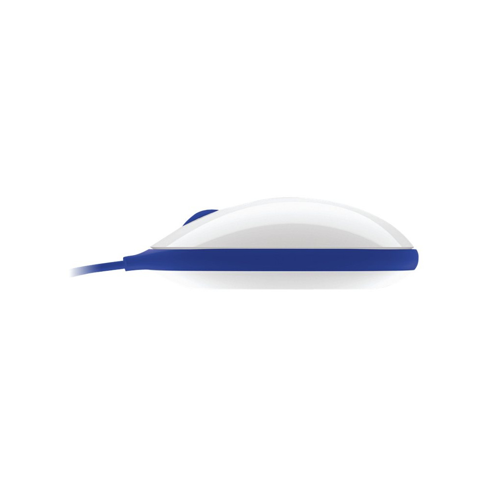 Produktbild för Microsoft Express Mouse - mus - USB - vit, blå