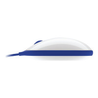 Produktbild för Microsoft Express Mouse - mus - USB - vit, blå