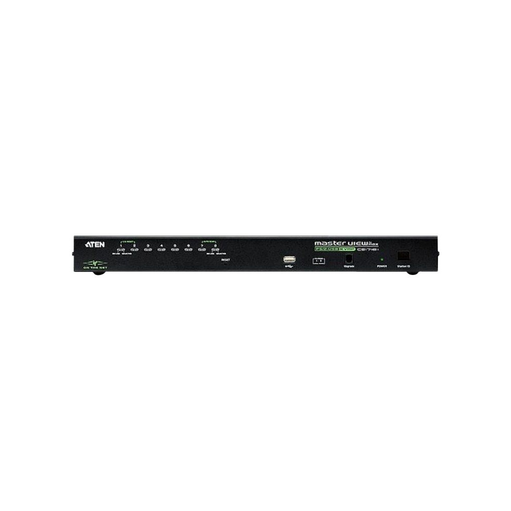 Produktbild för ATEN KVM on the NET CS1708i - omkopplare för tangentbord/video/mus - 8 portar