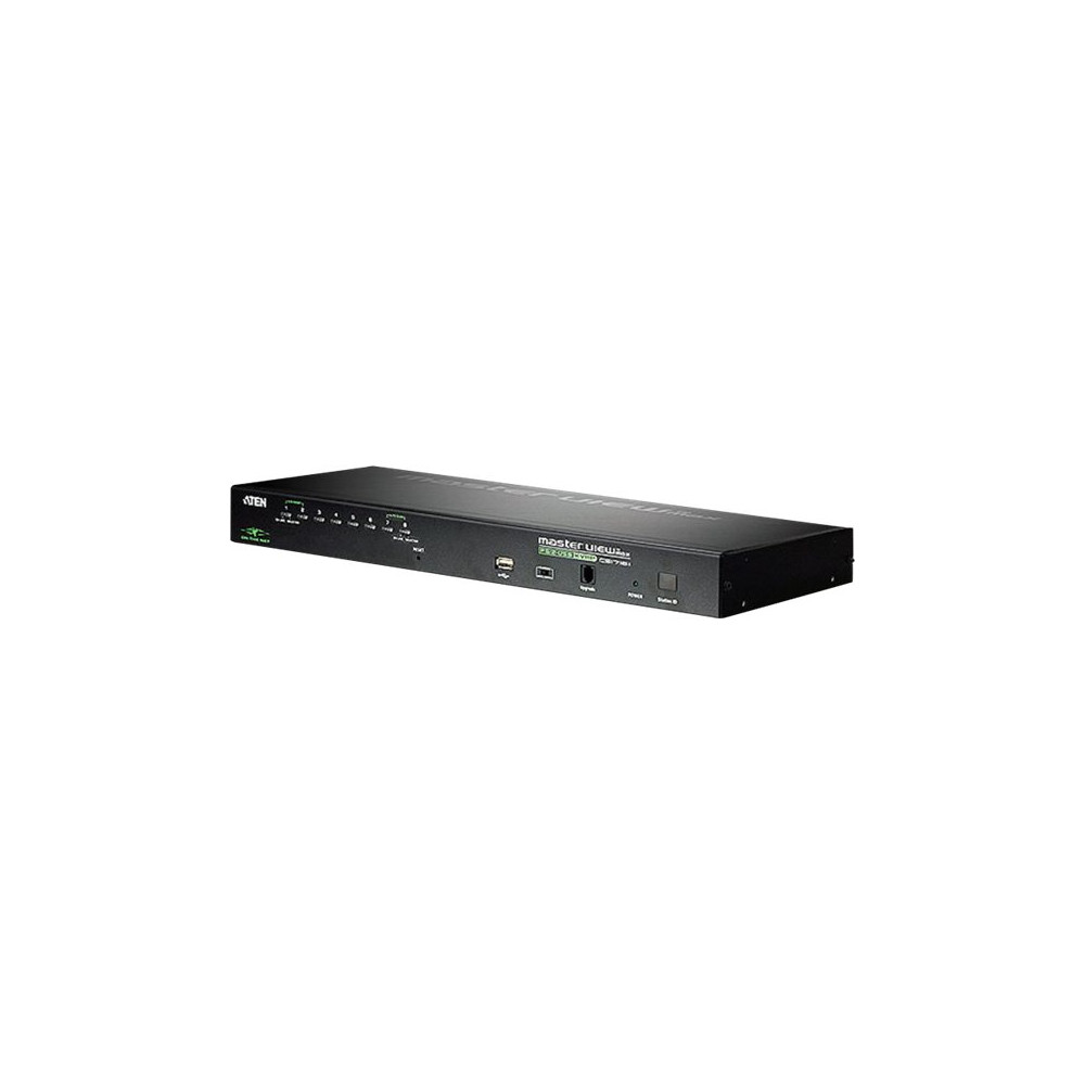 Produktbild för ATEN KVM on the NET CS1708i - omkopplare för tangentbord/video/mus - 8 portar