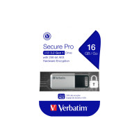 Produktbild för Verbatim Store 'n' Go Secure Pro - USB flash-enhet - 16 GB