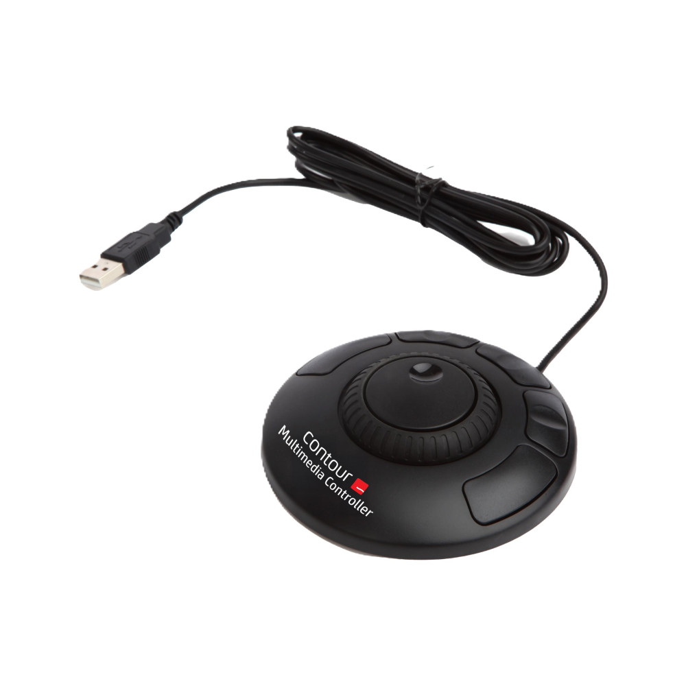 Produktbild för Contour Multimedia Controller Xpress - vipphjul - USB - svart