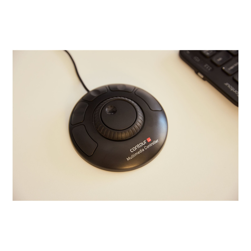 Produktbild för Contour Multimedia Controller Xpress - vipphjul - USB - svart