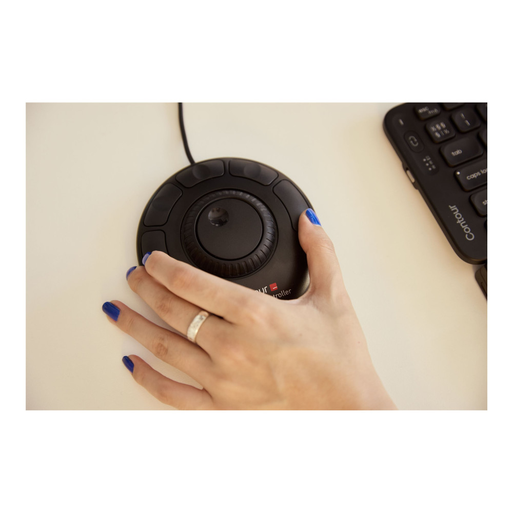 Produktbild för Contour Multimedia Controller Xpress - vipphjul - USB - svart