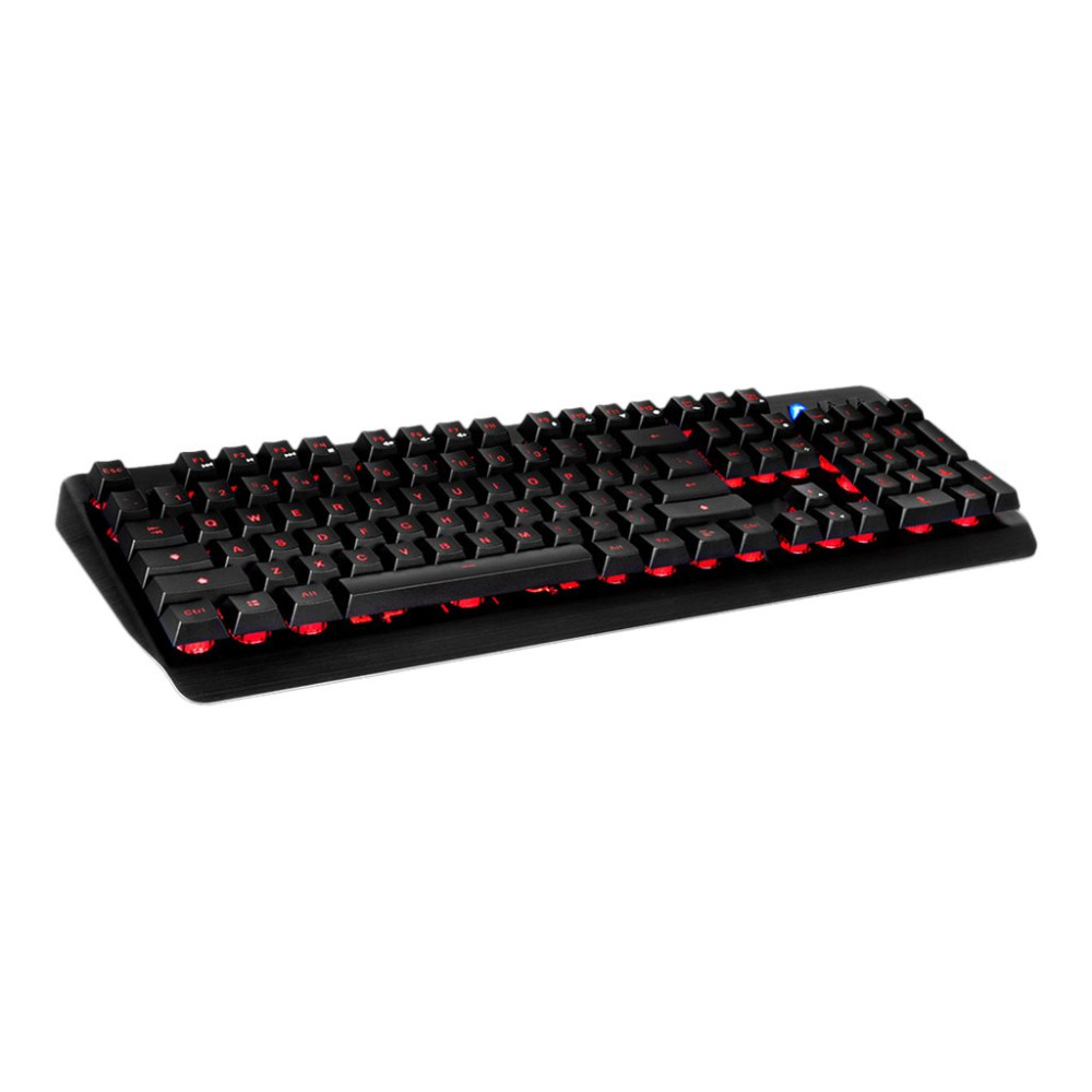 Produktbild för Tt eSPORTS Challenger Edge - tangentbord - tysk - svart Inmatningsenhet
