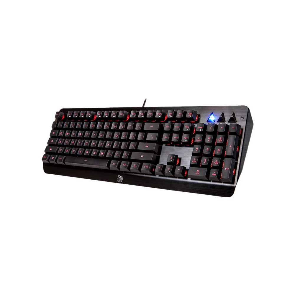Produktbild för Tt eSPORTS Challenger Edge - tangentbord - tysk - svart Inmatningsenhet