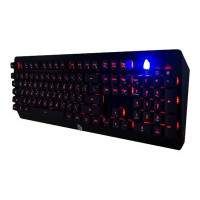 Produktbild för Tt eSPORTS Challenger Edge - tangentbord - tysk - svart Inmatningsenhet
